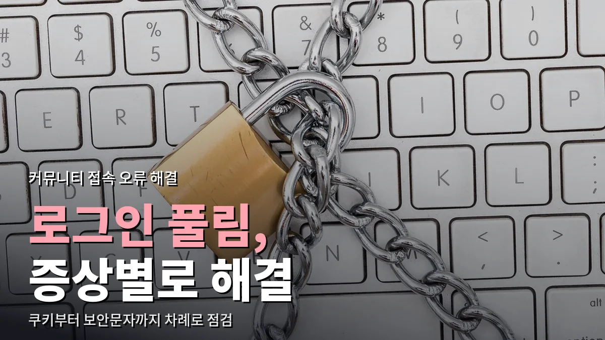 쇠사슬과 자물쇠가 감긴 흰색 키보드